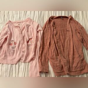 Cat & Jack Disney and old navy girls cardigans